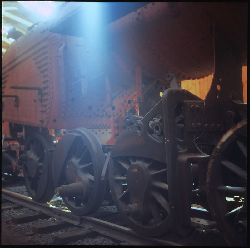 Engine No.23 at Empire State Railway Museum / Flckr / SergeiPy
Link: https://flickr.com/photos/126027782@N03/38434100966/in/photolist-21yhPcd-21f958B-GhDEC6-FSyvT1-wpovFR-8Mp4ja-FwDLtB-8Msbmm-2ifUN4C-GhDEYX-GbMC8H-8sw2aH-Fwu2q1-GpD5TG-GiMsWW-GhCMgP-nXBDiZ-Fno23H-GhEQxp-9ZrUao-FnpeDx-G9xoqJ-G9vKG5-ni9Dnd-nhPNtK-GhDEH6-FwtG4L-G9vJQq-GfnWZ9-FnqSJT-GpCMeU-FnpcTP-GiLCSu-Fnn8VT-Fno2Lg-G9tFa3-GbPF6c-jyDFYS-Yhe1tj-ajZMxZ-FwE9ek-GhESHB-FwEGhP-9Z5Qer-G2QsW3-4e34Tt-Gm77V2-4dShFn-8uTTyB-Fwun49