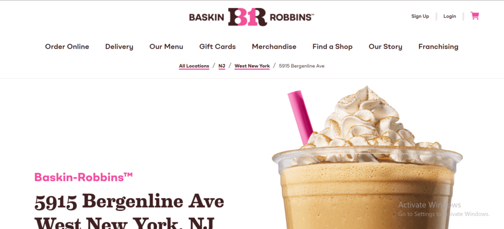 Homepage of Baskin-Robbins / baskinrobbins.com