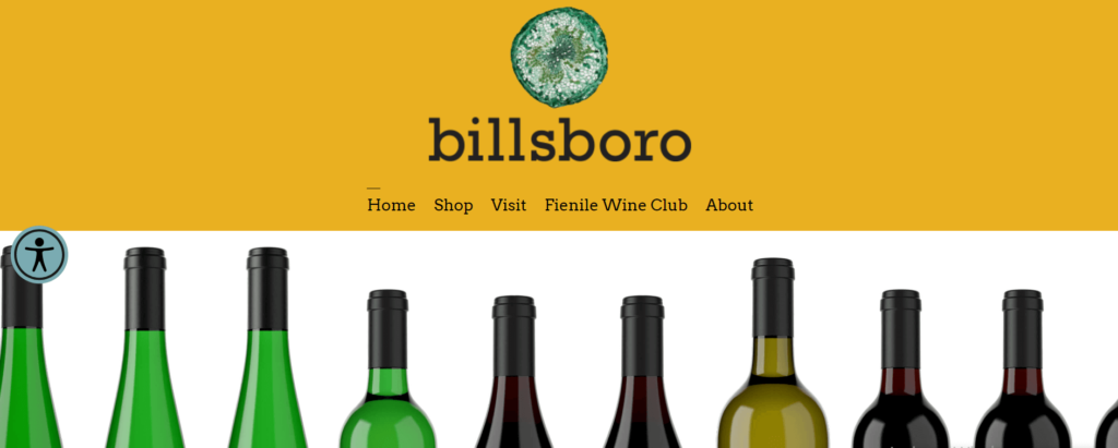 Homepage of Billsboro Winery / billsborowinery.com