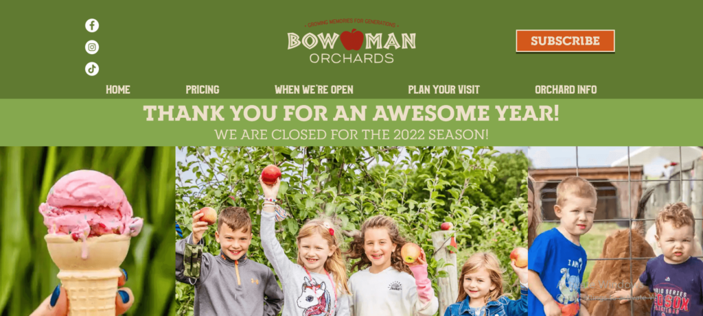 Homepage of Bowman Orchards / bowmanorchards.com