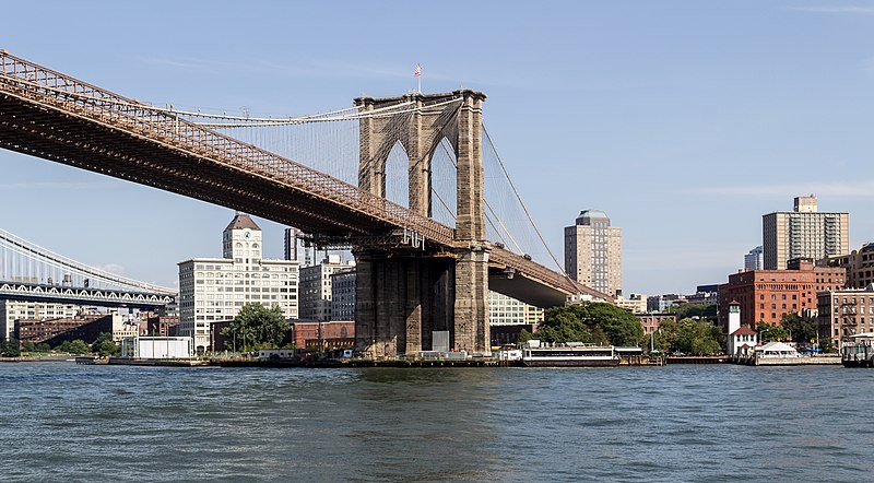 Brooklyn Bridge / Wikimedia Commons / Dietmar Rabich
Link: https://commons.wikimedia.org/wiki/File:New_York_City_(New_York,_USA),_Brooklyn_Bridge_--_2012_--_6630.jpg