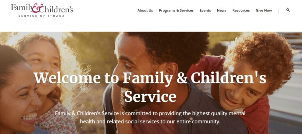 Homepage of Family and Children Service of Ithaca
Link: https://www.fcsith.org/