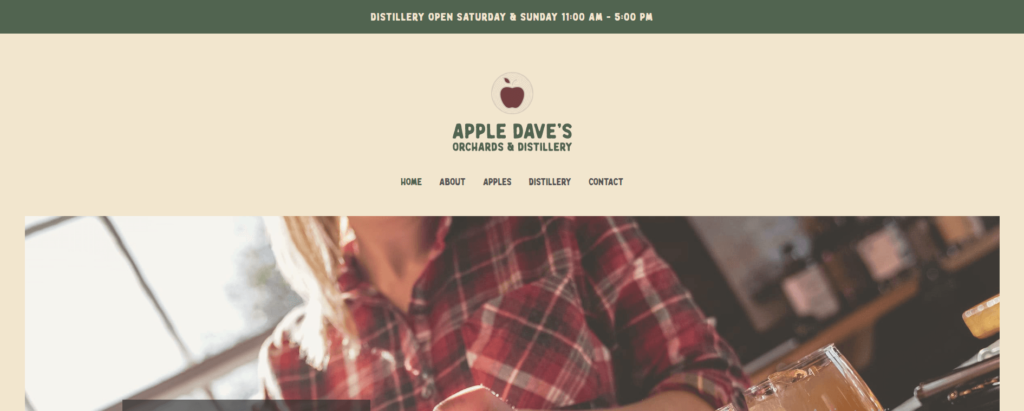 Homepage of Apple Dave's / appledavesorchards.com