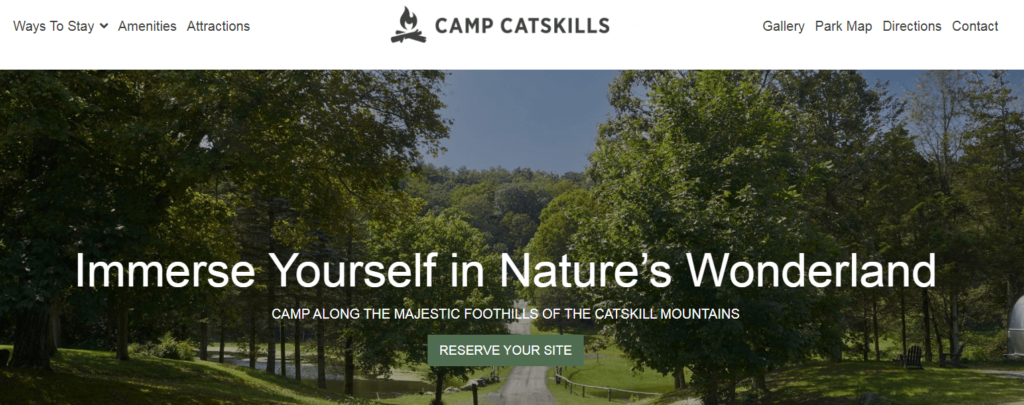 Homepage of Camp Catskills RV Park
URL: https://www.campcatskillsrvpark.com