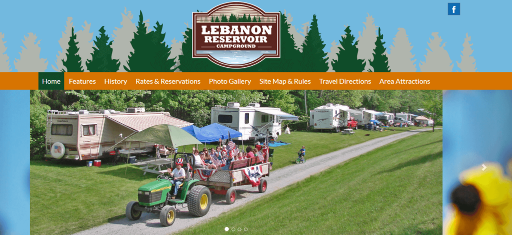 Homepage of Lebanon Reservoir Campground
URL: https://lebanoncampground.com