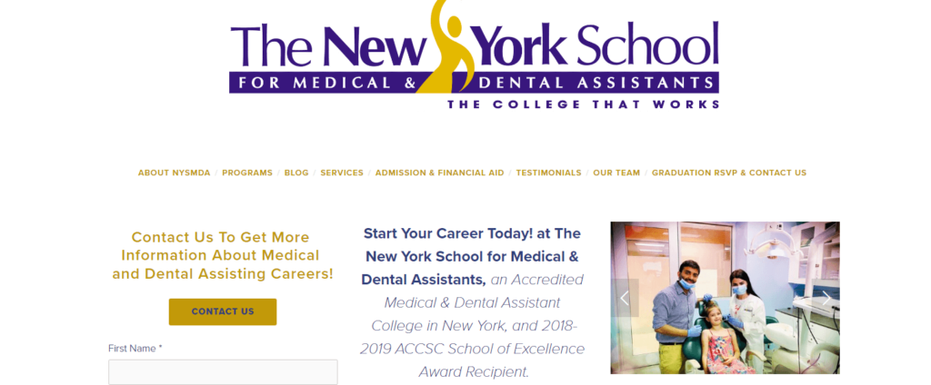 Homepage of NYSMDA
URL: https://www.nysmda.com