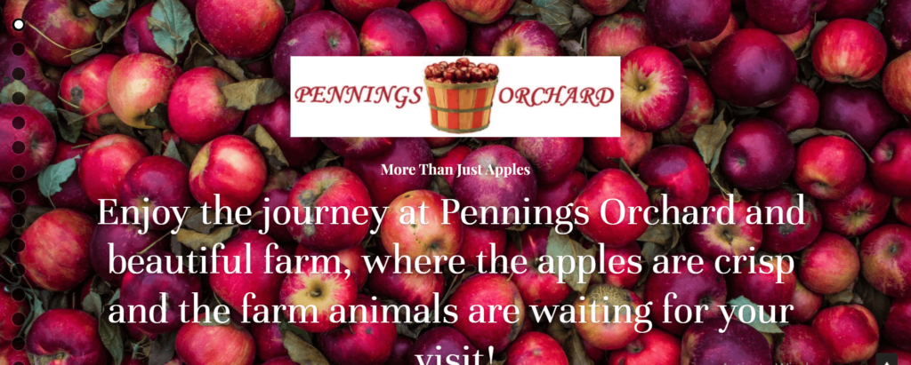 Homepage of Pennings Orchard / penningsorchard.com