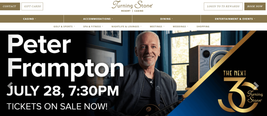 Homepage of Turning Stone
URL: https://www.turningstone.com