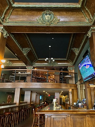 Interior view of Lafayette Brewing Co. / Wikimedia Commons / Andre Carrotflower 
Link: https://commons.wikimedia.org/wiki/File:Lafayette_Brewing_Company,_Buffalo,_New_York_-_20200308.jpg 
