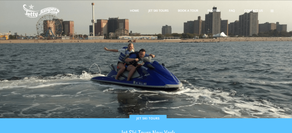 Homepage of Jetty Jumpers / jettyjumpers.com