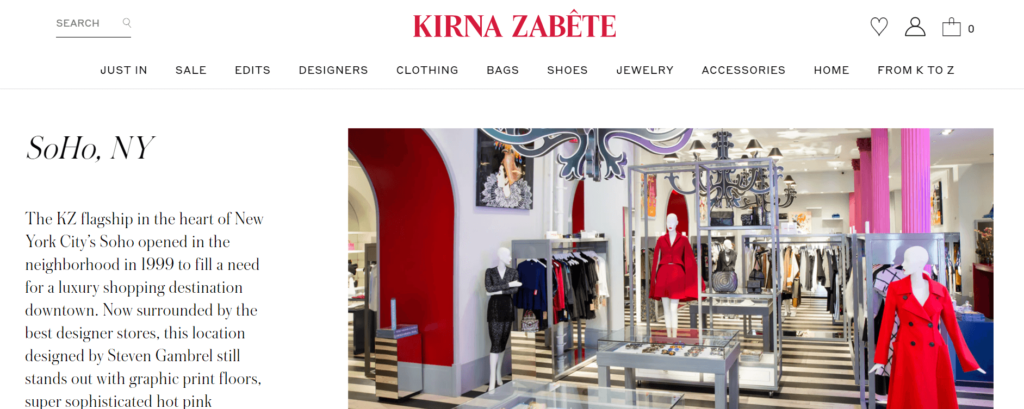 Homepage of Kirna Zabête / kirnazabete.com