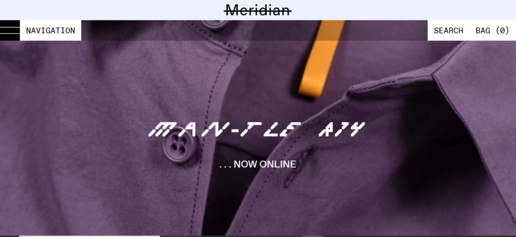 Homepage of Meridian / meridian.vision