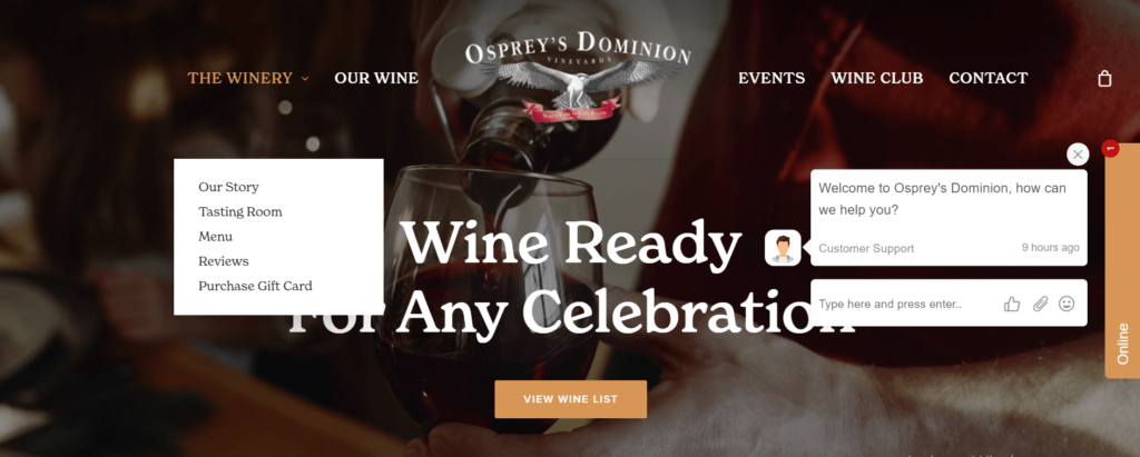 Homepage of Osprey's Dominion / ospreysdominion.com