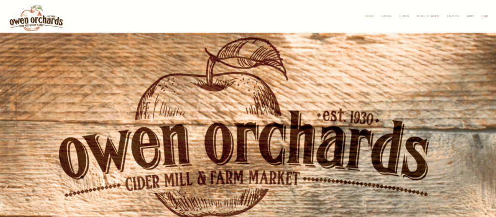 Homepage of Owen Orchards Cider Mill & Farm Market / owenorchard.com