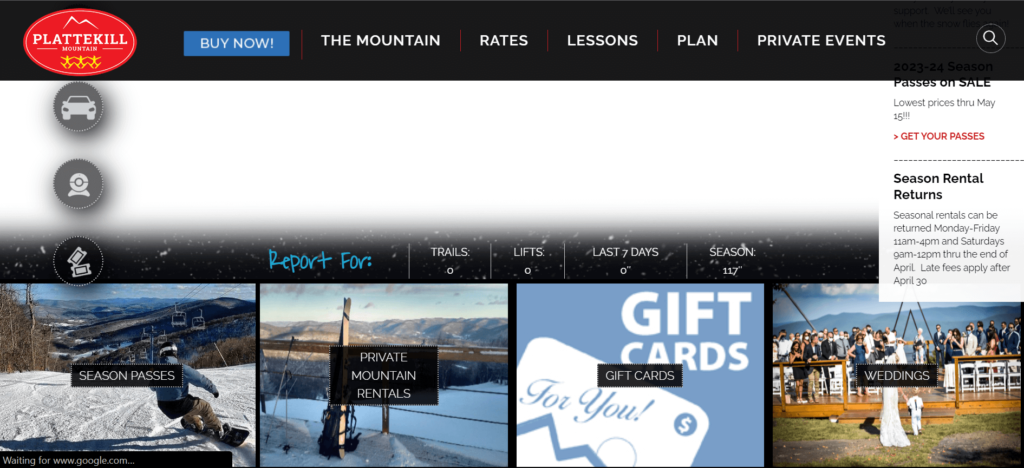 Homepage of Plattekill Mountain / plattekill.com