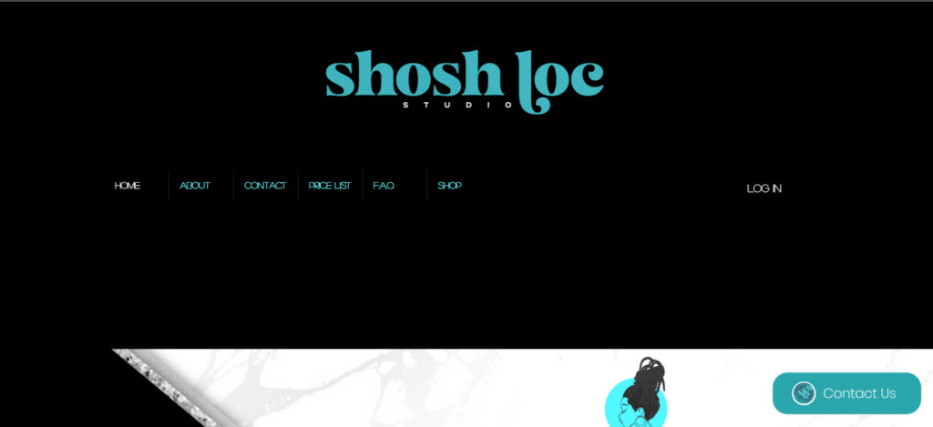 Homepage of Shosh Loc Studio / shoshlocstudio.com