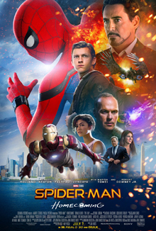 Official Movie Poster for Spider Man Homecoming / Wikipedia / Copyright belongs to  Sony Pictures Releasing, the publisher, Columbia Pictures and Marvel Studios.
Link: https://en.wikipedia.org/wiki/File:Spider-Man_Homecoming_poster.jpg