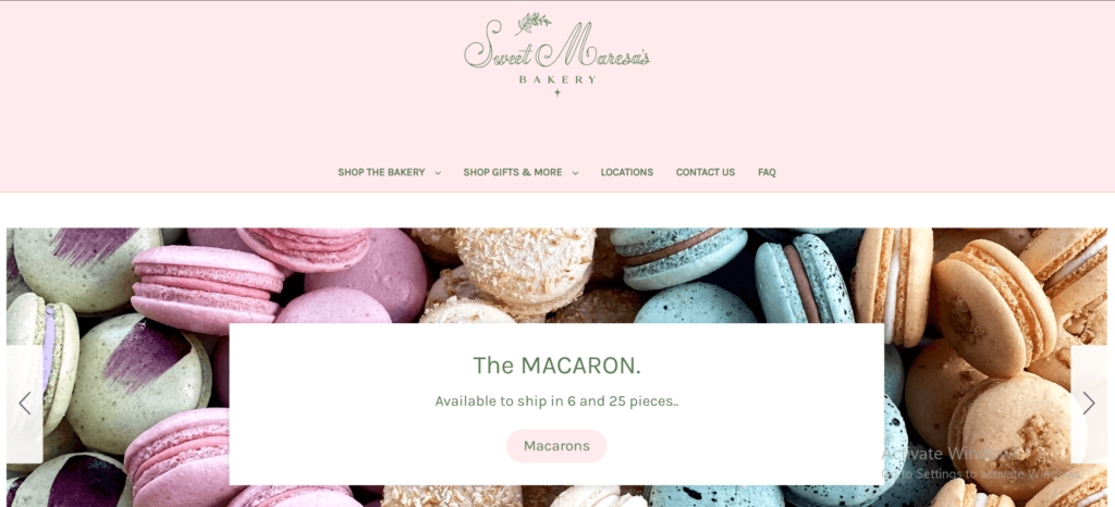 Homepage of Sweet Maresa / sweetmaresas.com