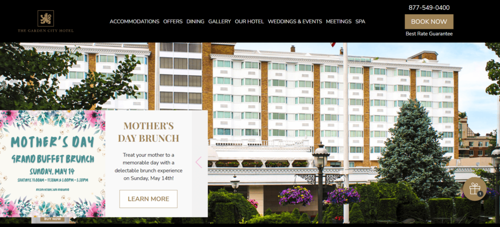 Homepage of The Garden City Hotel / gardencityhotel.com