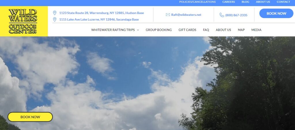 Homepage of Wild Waters Outdoor Center Sacandaga Base
Link: https://www.wildwaters.net/