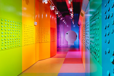 A color installation room at Color Factory / Flickr / Indranil Chakraborty
Link: https://flic.kr/p/2m8ewVX 
