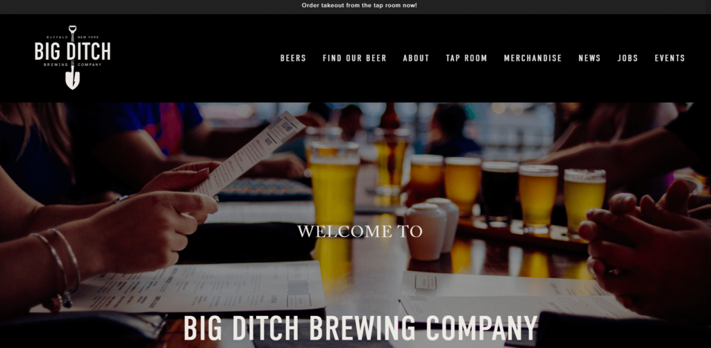 Homepage of the Big Ditch Brewing Company / bigditchbrewing.com