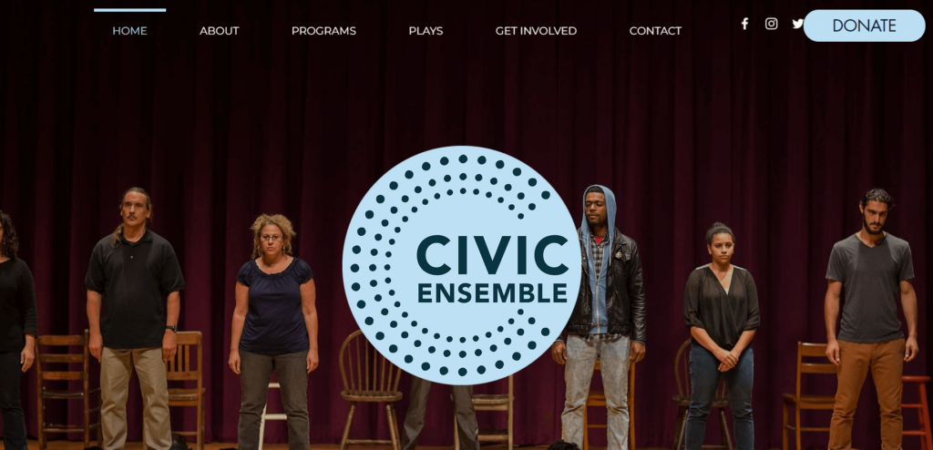 Homepage of the Civic Ensemble / civicensemble.org