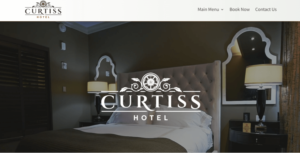 Homepage of the Curtiss Hotel / curtisshotel.com