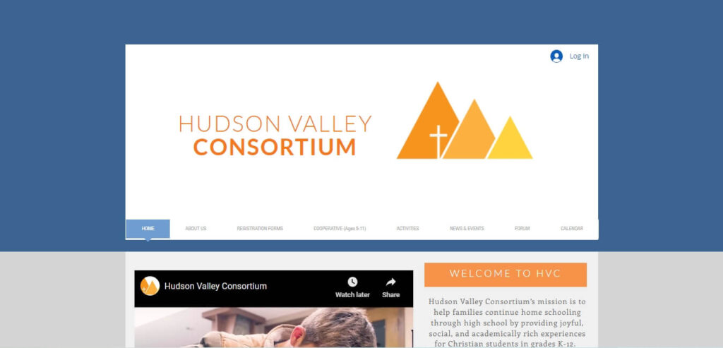 Homepage of Hudson Valley Consortium / Link: https://www.hudsonvalleyconsortium.com/