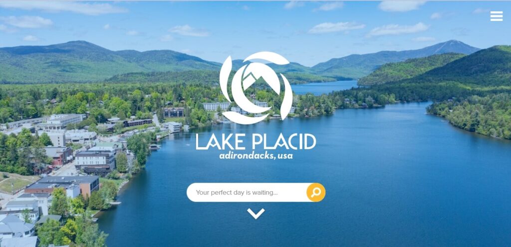 Homepage of Lake Placid / Link: https://www.lakeplacid.com/