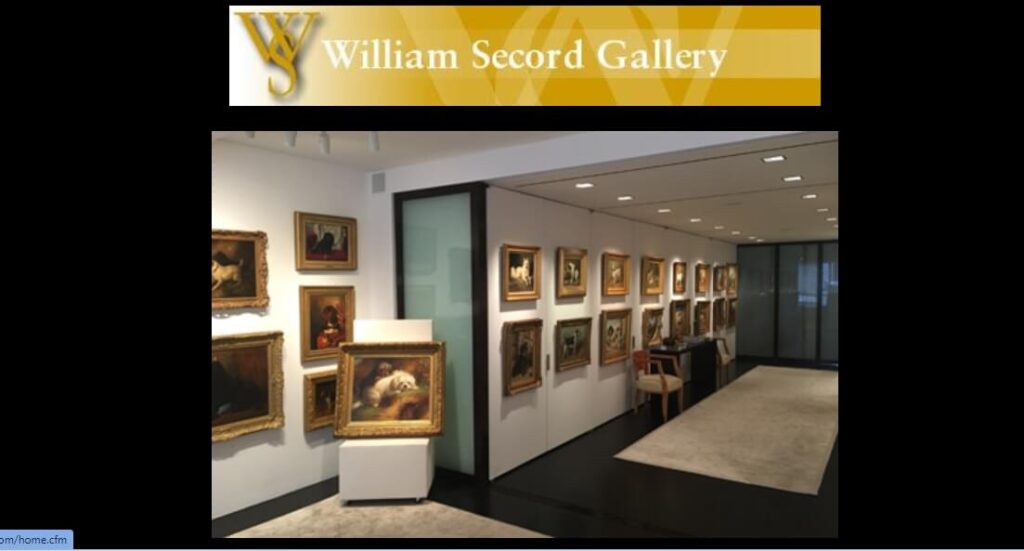 Homepage of William Secord Gallery Inc / Link: http://www.dogpainting.com/index_new.cfm
