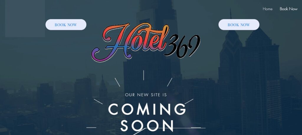 Homepage of Hotel 369 Brooklyn Website
Link: https://www.hotel369nyc.com/