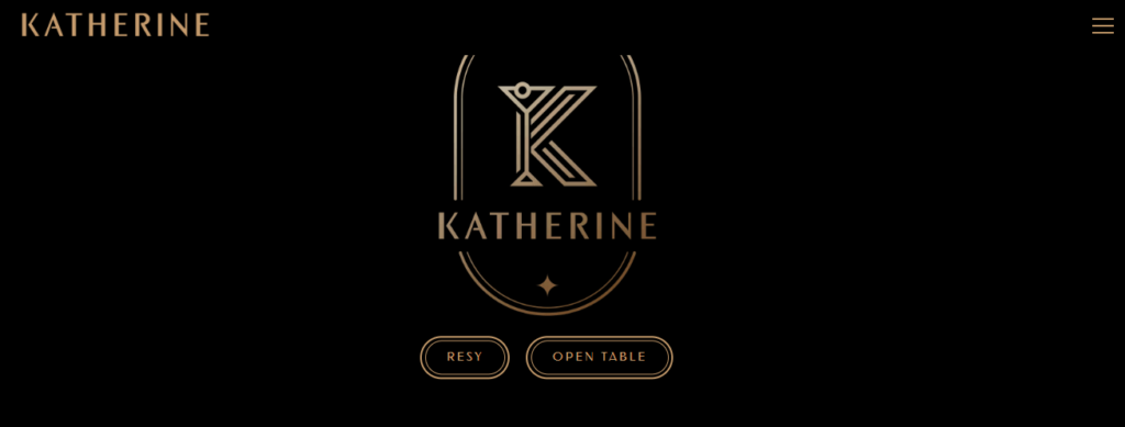 Homepage of the Katherine website /
Link: https://www.katherinenyc.com/