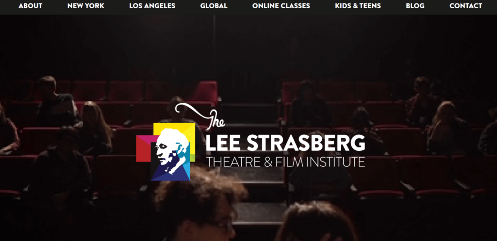 Homepage of the Lee Strasberg Theatre & Film Institute / strasberg.edu