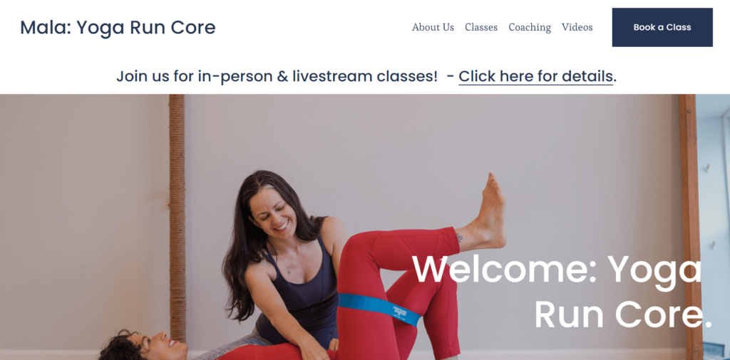 Homepage of the Mala Yoga / malayoganyc.com