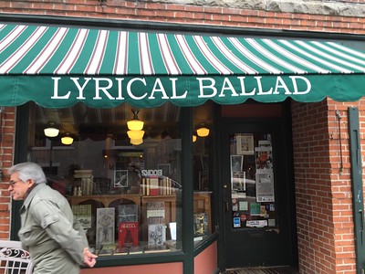 Outside view of Lyrical Ballad Bookstore / Flickr / Gil Roth
Link: https://flic.kr/p/zSz4dr 
