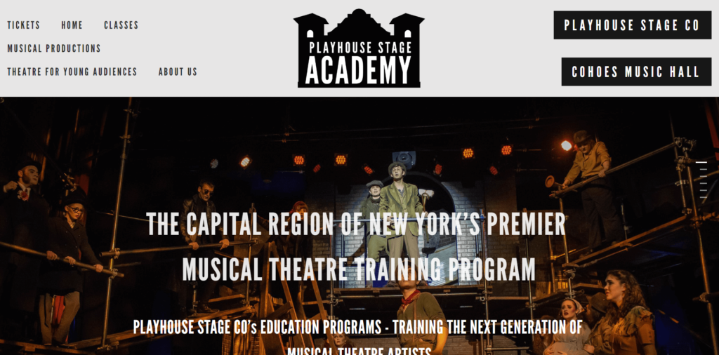 Homepage of the Park Playhouse / playhousestageacademy.org