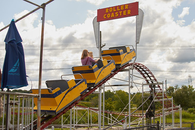 Roller Coaster Ride at Huck Finn’s Playland / Flickr / Peter Hugger 
Link: https://flic.kr/p/2h5okAp 
