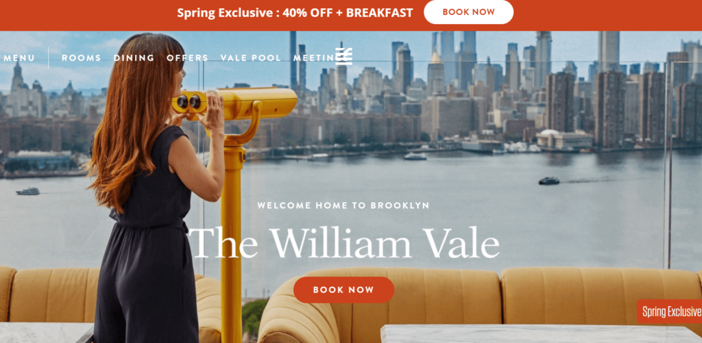 Homepage of The William Vale / thewilliamvale.com