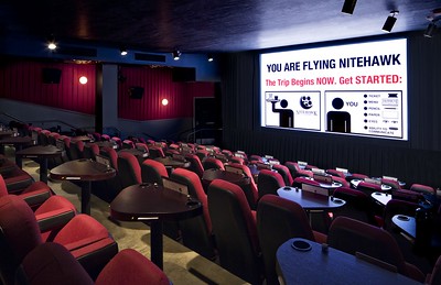 Theatre 1 at Nitehawk Cinema / Flickr / Caliper Studios 
Link: https://flic.kr/p/aprUcy 
