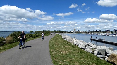 Bike trails at Buffalo Harbour State Park / Flickr / Bpawlik
Link: https://flic.kr/p/2h8vaZE 
