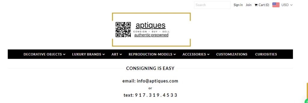 Homepage of Aptiques website / authenticpreowned.com


Link: https://authenticpreowned.com/
