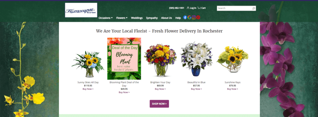 Homepage of Fioravanti Florist website / fioravantiflorist.com

Link: https://www.fioravantiflorist.com/
