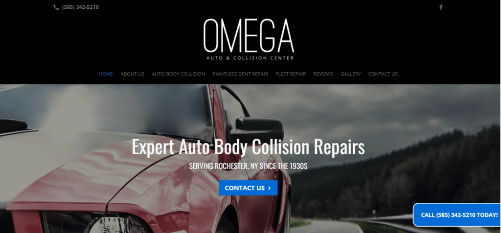 Homepage of Omega Auto And Collision Center website / omegaautocollisioncenter.com


Link: https://omegaautocollisioncenter.com/
