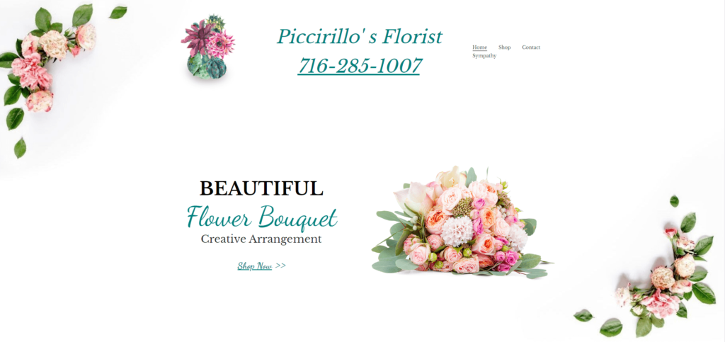 Homepage of Piccirillos Florist Inc website / piccirillosflorist.com

Link: https://piccirillosflorist.com/
