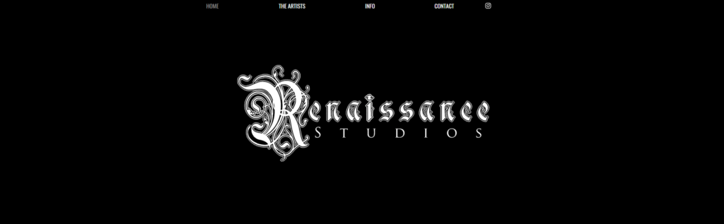 Homepage of Renaissance Studios website / renaissancestudiostattoo.com

Link: https://www.renaissancestudiostattoo.com/