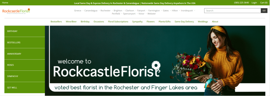 Homepage of Rockcastle Florist website / rockcastleflorist.com

Link: https://www.rockcastleflorist.com/

